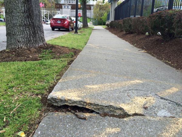 Cement Sidewalk Repair in Brownsburg